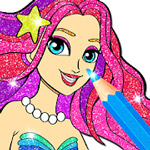 Princess Mermaid Coloring Game