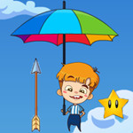Umbrella Falling Guy Game
